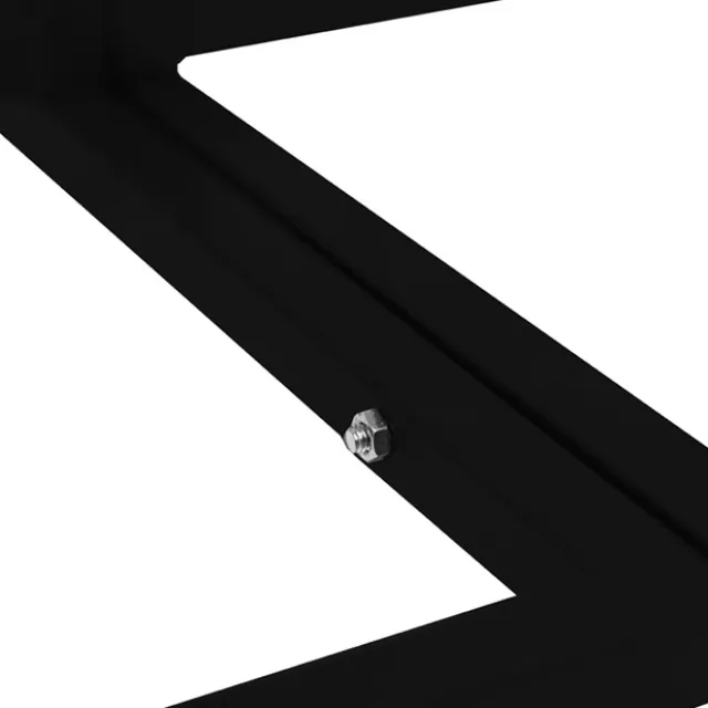 Backdrop Standing Frame with Mesh Black (2mx2mH)