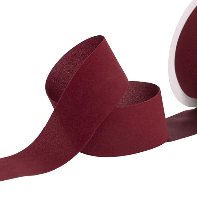Ribbon Deluxe Velvet Cut Edge Deep Red (38mmx20m)