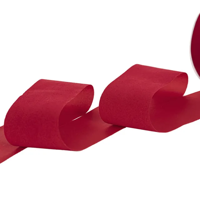 Ribbon Deluxe Velvet Cut Edge Red (50mmx20m)