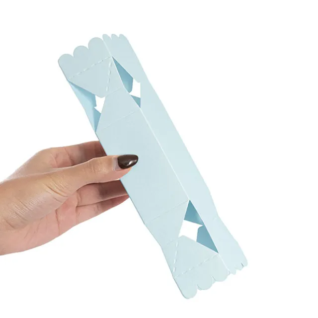 Chocolate Lolly BonBon Box Baby Blue Pack 20 (40x40x80mmH)