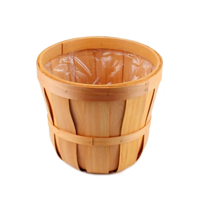 Woven Barrel Hamper Natural (35x30cmH)