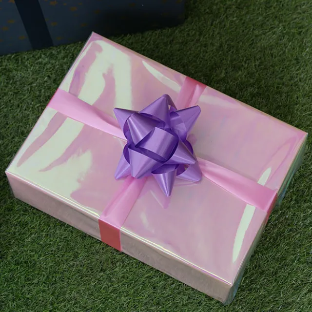 Tear RIbbon Florists Hampers Gifts Purple (30mmx91m)