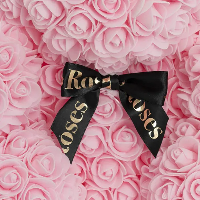 Bulk Ribbon Single Face Satin Black (25mmx50m)