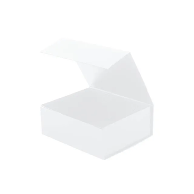 Hamper Gift Box Magnetic Flap Tall Small White (25x20x9cmH)