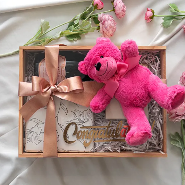 Jelly Bean Teddy Bear Hot Pink (20cmST)