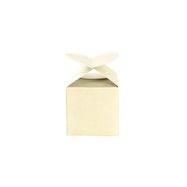 Bomboniere Chocolate Modern Box Cream Pack 20 (45x45x55mmH)