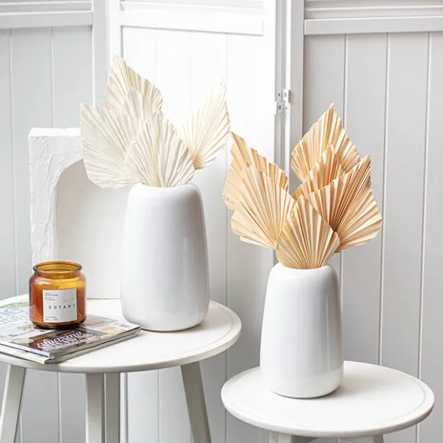 Preserved Dried Palm Spear Leaf Light Beige (45-50cmH)