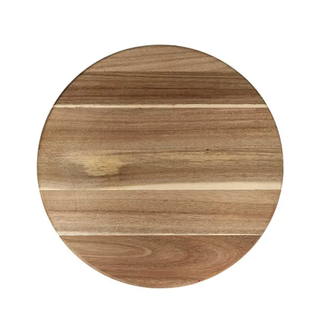 Acacia Wood Round Serving Board Brown (35cmDx1.5cmH)