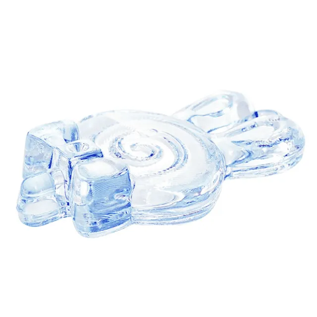 Acrylic Charms Lollypop Ornament Pack 12 Blue (57x39mm)