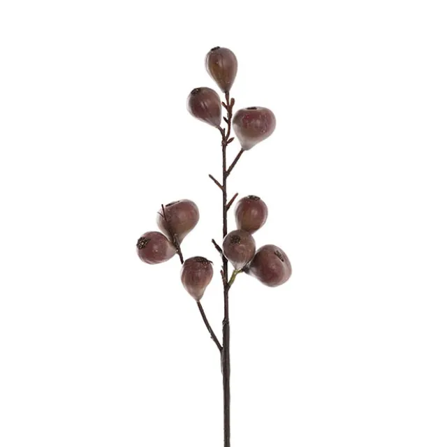 Artificial Fig Spray Wine (48cmH)