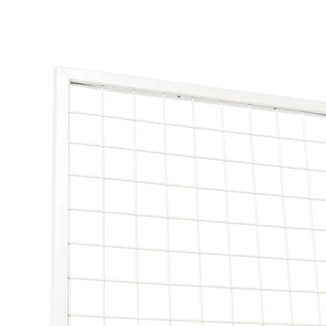 Backdrop Standing Frame with Mesh White (1mx2mH)