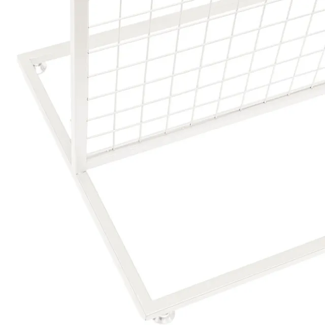 Backdrop Standing Frame with Mesh White (1mx2mH)