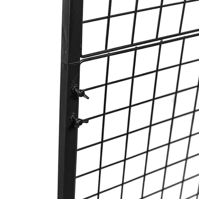 Backdrop Standing Frame with Mesh Black (1mx2mH)