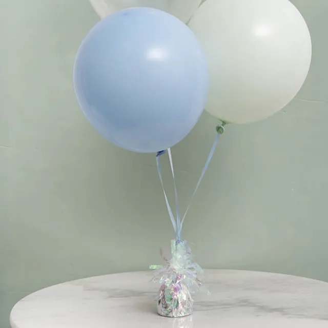 Balloon Weight Foil Iridescent White (170g)