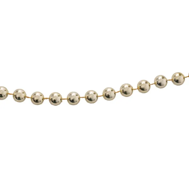 Beaded Garland Roll Champagne (12mmDx6mL)