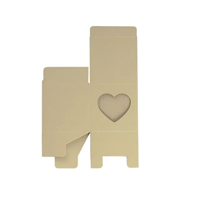 Bomboniere Chocolate Heart Box Gold Pack 20 (70x70x70mmH)