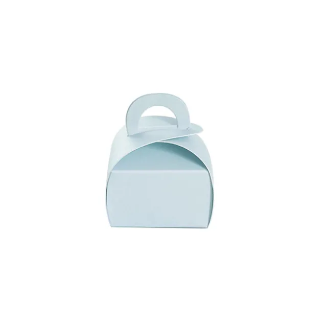 Bomboniere Chocolate Petite Box Baby Blue Pk20 (45x45x60mmH)