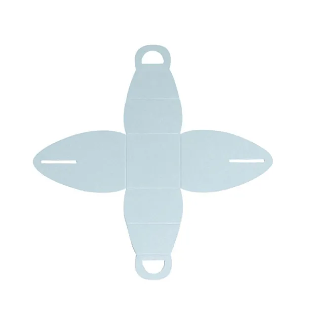 Bomboniere Chocolate Petite Box Baby Blue Pk20 (45x45x60mmH)