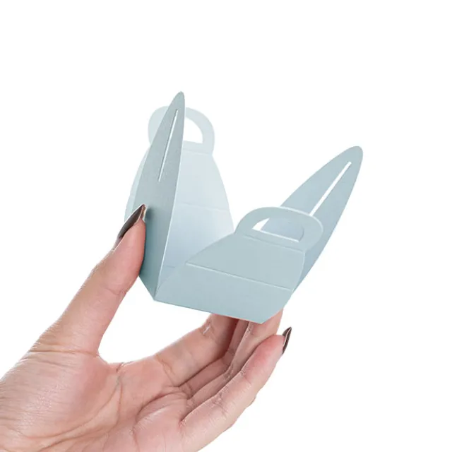 Bomboniere Chocolate Petite Box Baby Blue Pk20 (45x45x60mmH)