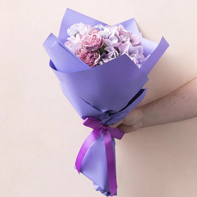 Bulk Grosgrain Ribbon Plain Purple (25mmx50m)