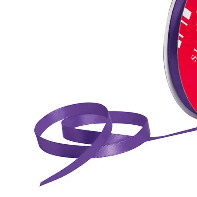 Bulk Ribbon Single Face Satin Violet (10mmx50m)