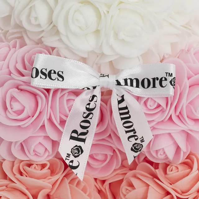 Bulk Ribbon Single Face Satin White (15mmx50m)