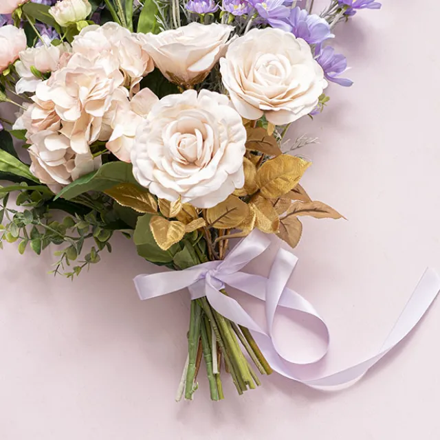 Bulk Ribbon Single Face Satin Lavender Orchid (25mmx50m)