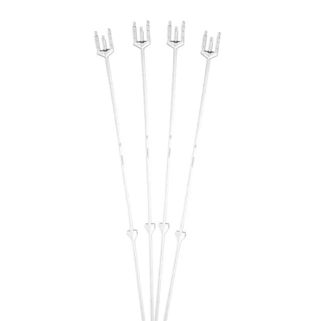 Card Forks Extra Long 44cm (18") Clear Pack 100