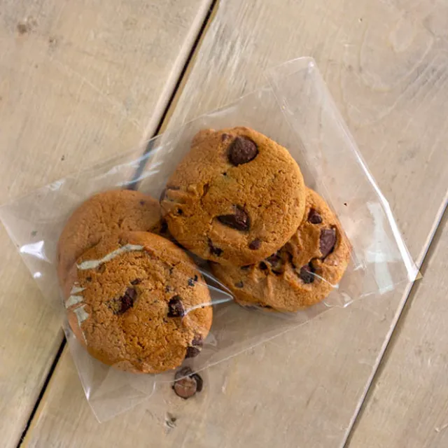 Cello Bag Self Seal 48mic Pack 100 Clear (16.5x11.5cmH)