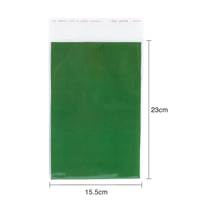 Cello Bag Self Seal 48mic Pack 100 Clear (15.5x23cmH) A5