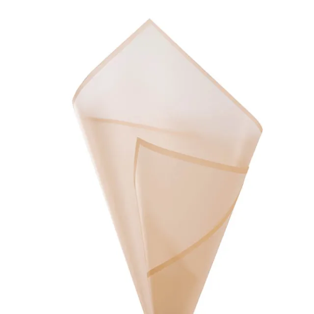 Cello Frosted Hue Silhouette 50mic Apricot Pk100 (50x70cm)