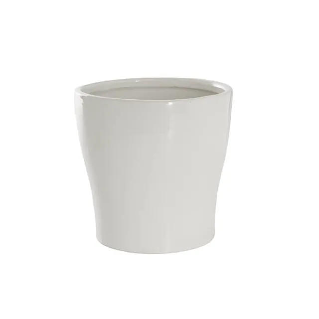Ceramic Bondi Bravo Concial Pot White (16Dx16cmH)