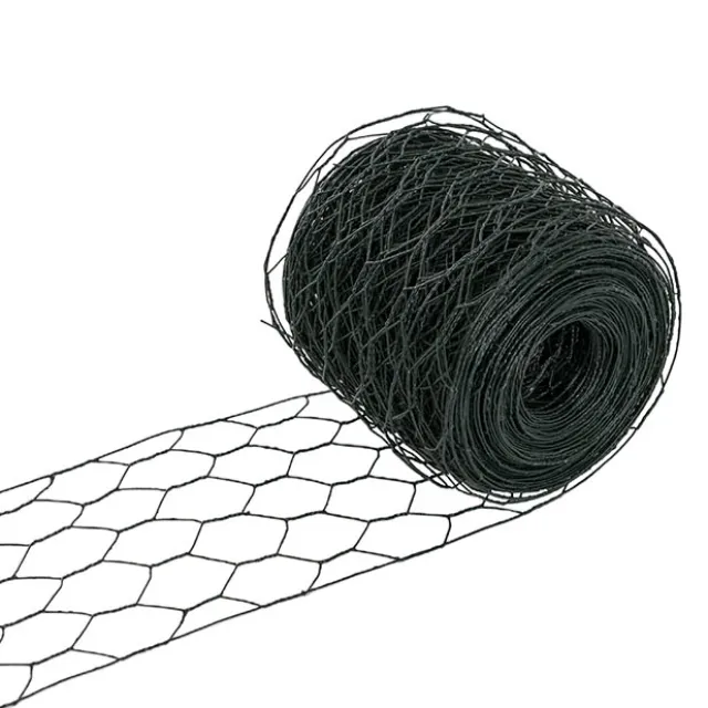 Chicken Wire Coated Florist Roll HexNet (10cmx20m) Green