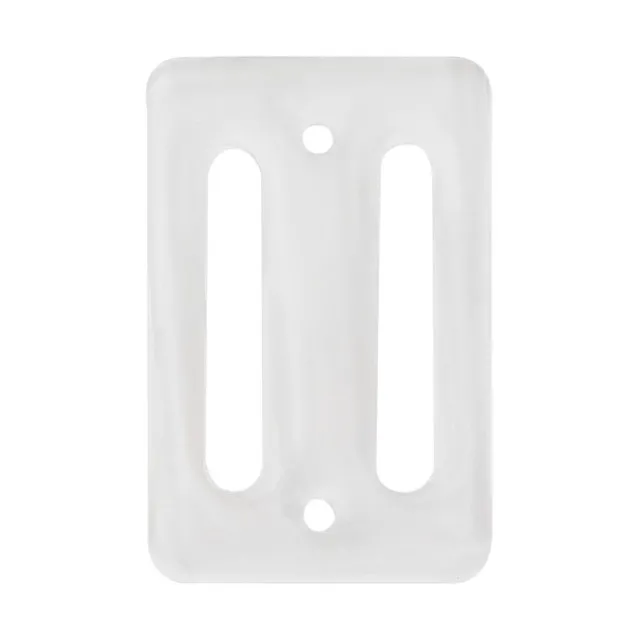 Corsage Wrist Bracelet Buckle Pack 10 Clear (3x4.5cmH)