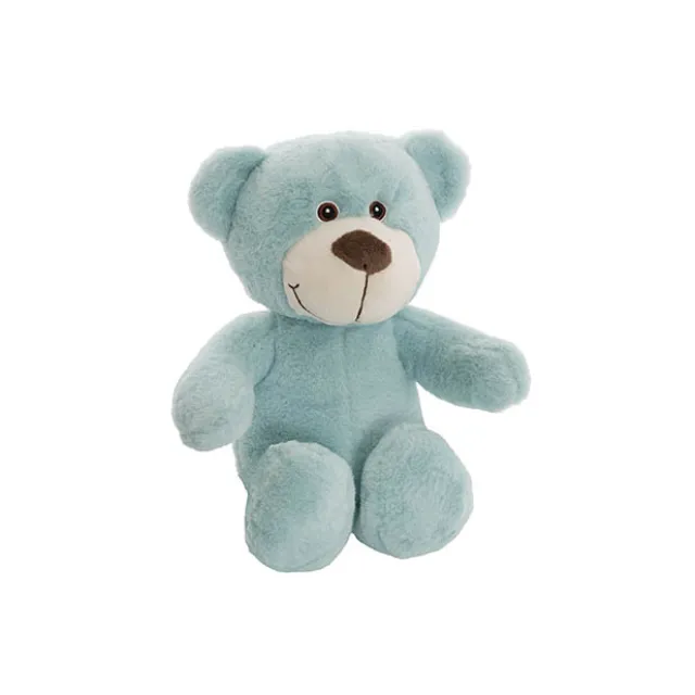 Mr Snuggles Plush Teddy Bear Aqua Teal (25cmST)