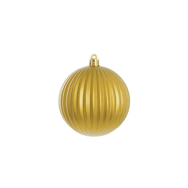 Decorative Assorted Hanging Baubles Set 24 Gold (8cmD)