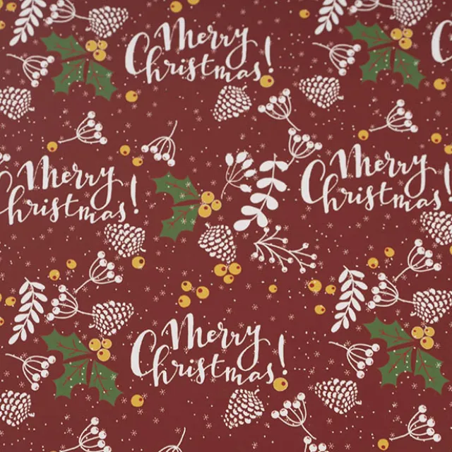 Hamper Gift Box Magnetic Flap Medium Xmas Red(32x24x9cmH)
