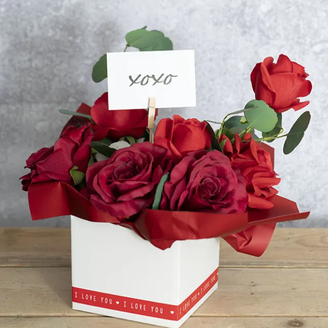 Cards White XOXO Plain (10x6.5cmH) Pk 50