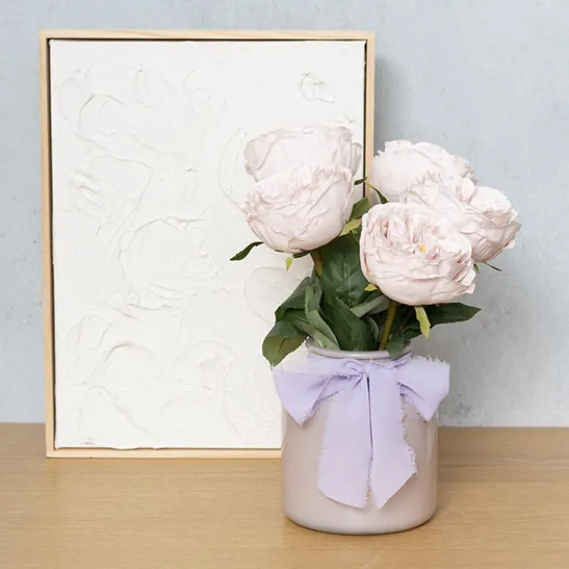 Ribbon Chiffon Frayed Edge Wood Spool Wisteria (48mmx20m)