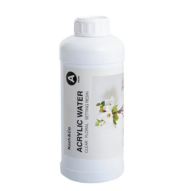 Acrylic Water 2 Part Clear Floral Setting Resin Kit (1.8L)