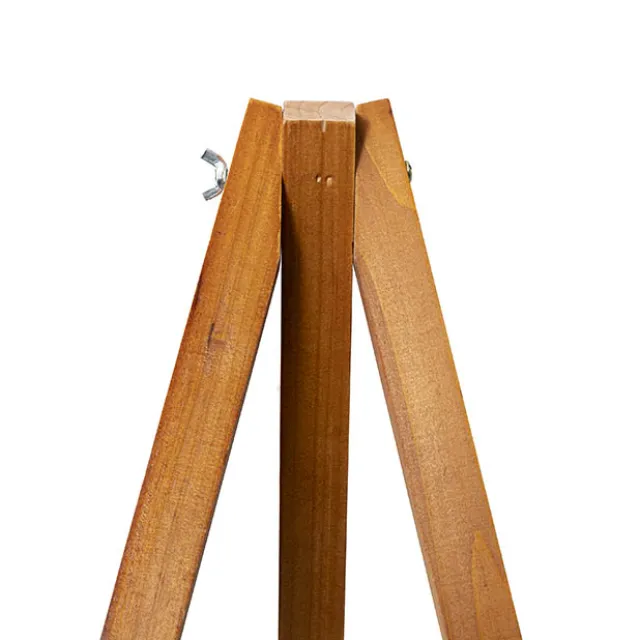 Wooden Tripod Easel Natural Brown (150cmH)