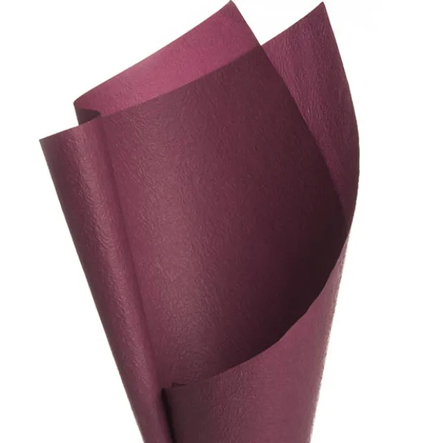 Embossed Paper Burgundy (50x70cm) Pack 50
