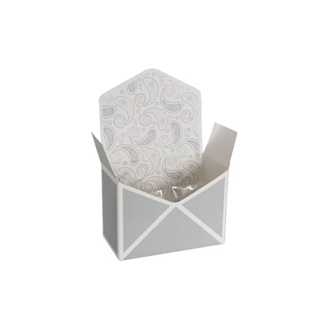 Envelope Flower Box Small Paisley Sage Pk5 (15.5Lx8Dx11cmH)