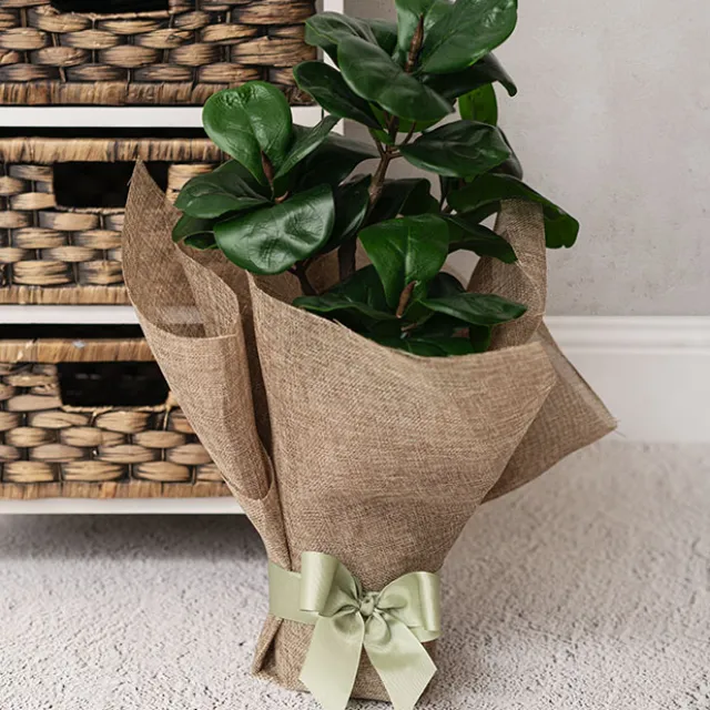 Faux Linen Mesh Sheet 125gsm Natural Pack 50 (47x70cm)