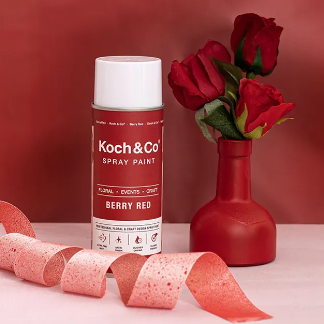 Floral Event Craft Spray Paint Berry Red (340g)