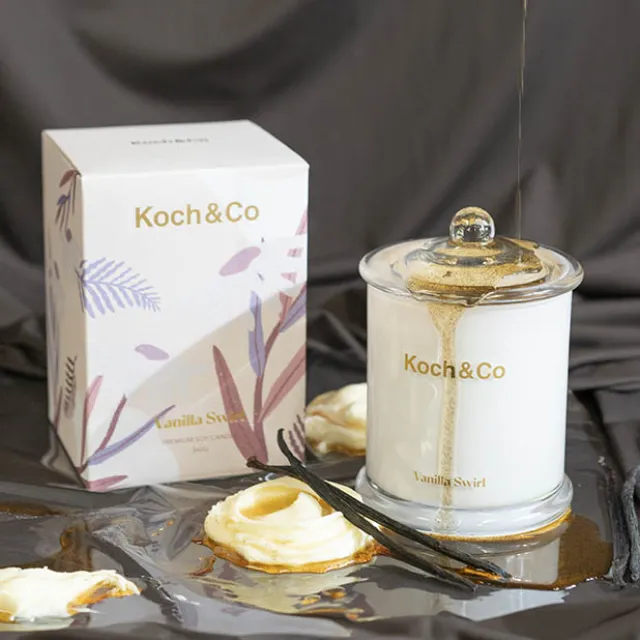 Fragrance Soy Candle Leisure Vanilla Swirl (10x14.5cmH) 360g