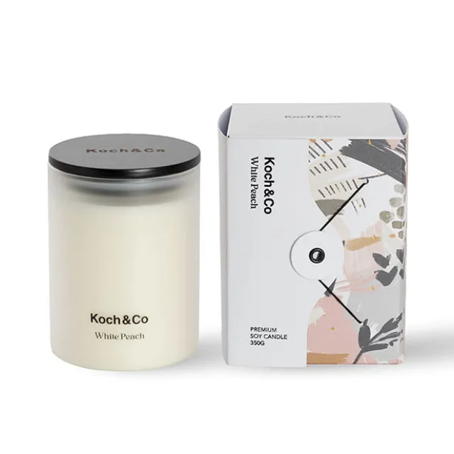 Fragrance Soy Candle White Peach (8x10.5cmH) 350g