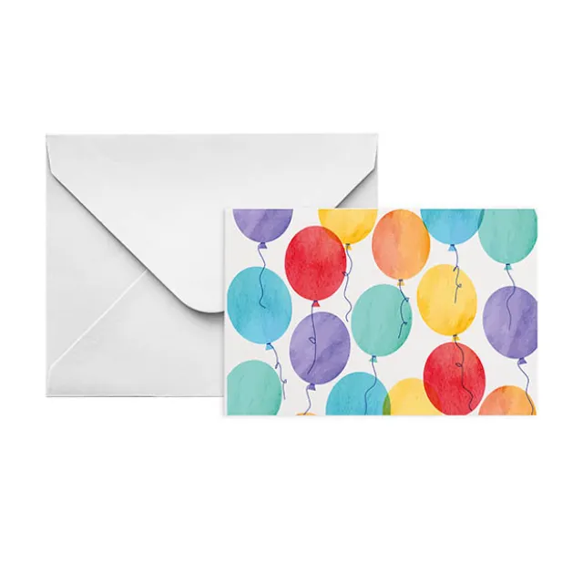 Gallery Gift Card & Envelope Balloons Pk25 (10x6.5cmH)