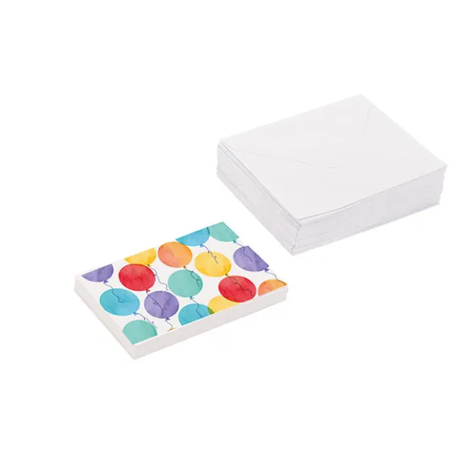 Gallery Gift Card & Envelope Balloons Pk25 (10x6.5cmH)