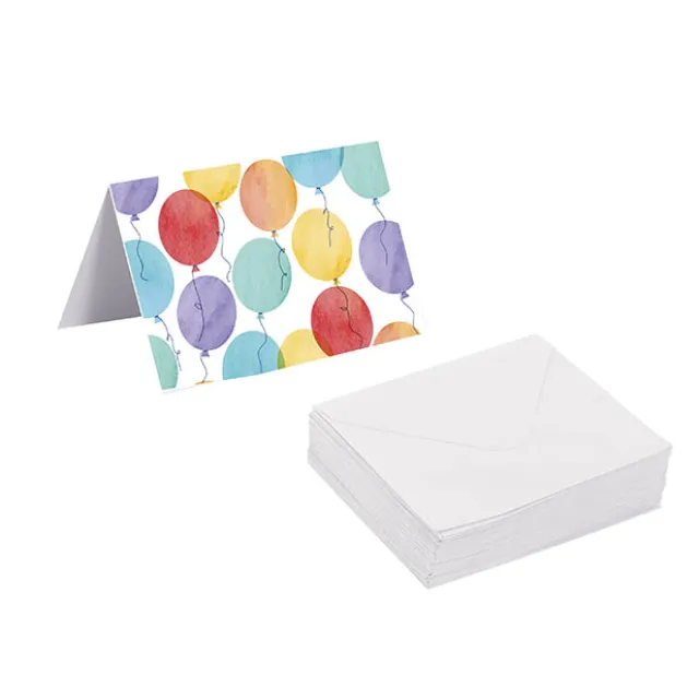 Gallery Gift Card & Envelope Balloons Pk25 (10x6.5cmH)